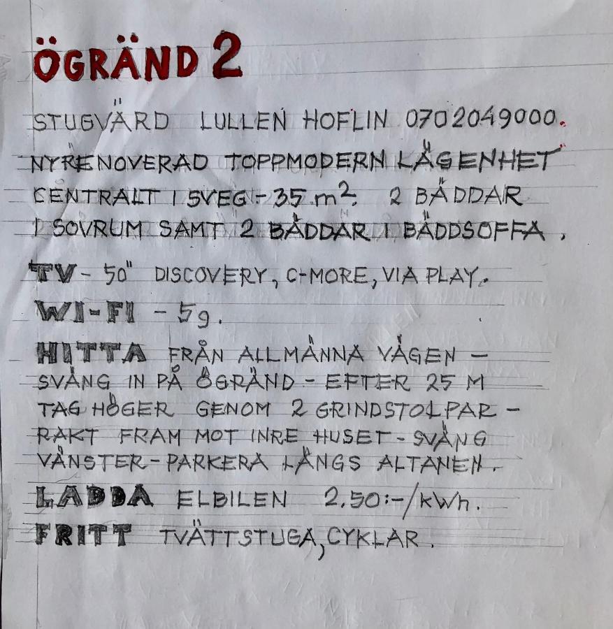 Oegraend 2 - Nyrenoverad Toppmodern Laegenhet Свег Екстериор снимка