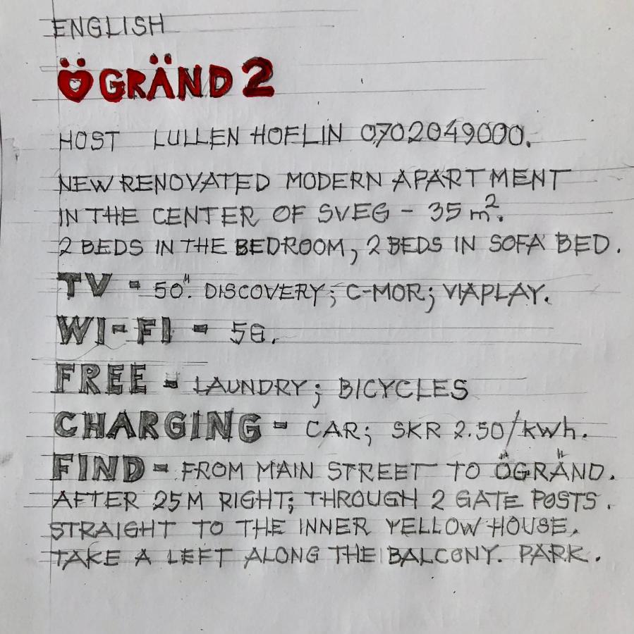 Oegraend 2 - Nyrenoverad Toppmodern Laegenhet Свег Екстериор снимка